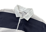  Uniqlo x JW Striped Rugger Long Sleeve Polo Shirt Navy/Grey 