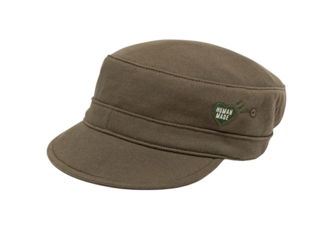  Human Made Sweat Military Cap Olive (SS23) 