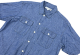  JW Anderson Chambray Short Sleeve Work Shirt 