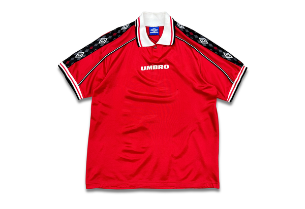  Vintage 90s Umbro Manchester United Template Football Shirt Soccer Jersey 