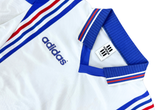  Vintage 90s adidas France Template Football White Jersey 