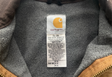  Vintage Carhartt YYJ97 Detroit Blanket Lined Brown Jacket 
