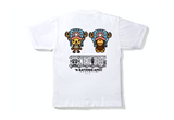  BAPE One Piecechopper X Milo White Tee 