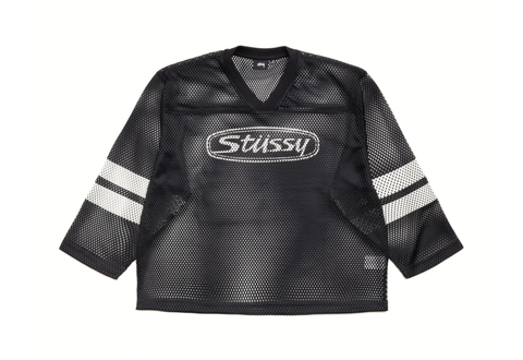  Stussy Trucker Cap Team Jersey Black 