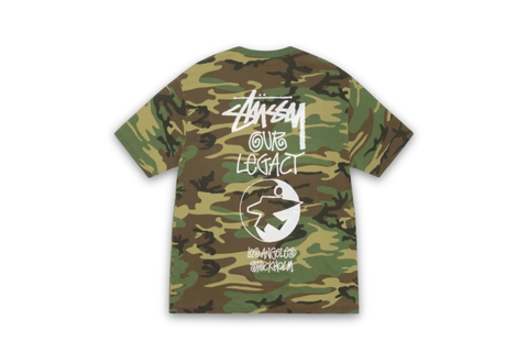  Stussy x Our Legacy Work Shop Surfman Pigment Dyed Camo Tee 