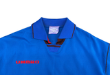  Vintage 90s Umbro Red Logo Blue Jersey 