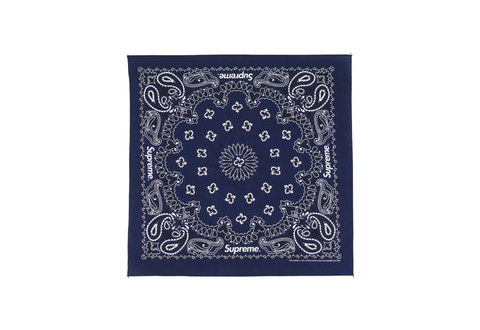  Supreme Hav-A-Hank Navy Bandana 