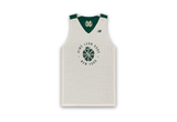  Aimé Leon Dore x New Balance Sonny Reversible Mesh Basketball Jersey Green / Cream 
