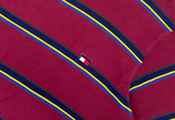  Vintage Tommy Hilfiger Striped Tee Burgunde 