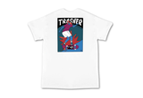  Thrasher Megazine Trasher Hurricane by Parra White Tee 