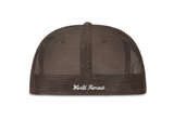  Supreme x New Era Box Logo Mesh Back Cap Brown 
