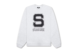  Stussy State Crew Hoodie Ash Heather 
