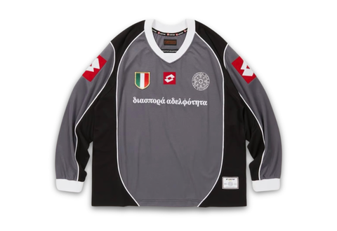  Diaspora Skateboards x Lotto Long Sleeve Tee Black 