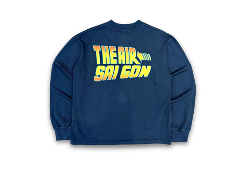 The Air Saigon® – Back To The Culture Pocket LS Washed Navy Tee 