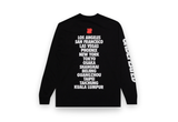  Undefeated Don'ts Ask Long Sleeve Tee Black 