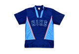  Vintage 90s Nike Half-zip Short Sleeve Blue 