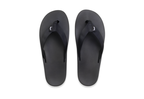  Stussy Rubber Flip Flop Black 