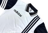  Vintage 90s adidas Descente-made Polo Jersey White 