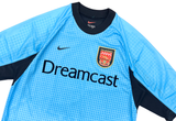  Vintage 2000-01 Nike Arsenal Football Club Goalkeeper Short Sleeve Jersey 