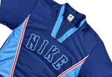  Vintage 90s Nike Half-zip Short Sleeve Blue 