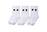  Undefeated Icon Crew White Socks 