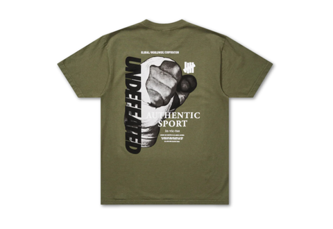  Undefeated Fist S/s Tee Olive 
