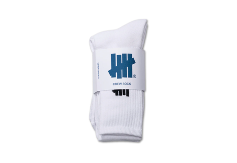 Undefeated Icon Crew White Socks 