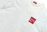  Vintage Coca Cola Multilingual Graphic White Tee 