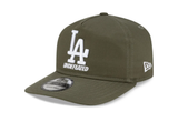  Undefeated x New Era x Dodgers Stacked Logos Olive Snapback 