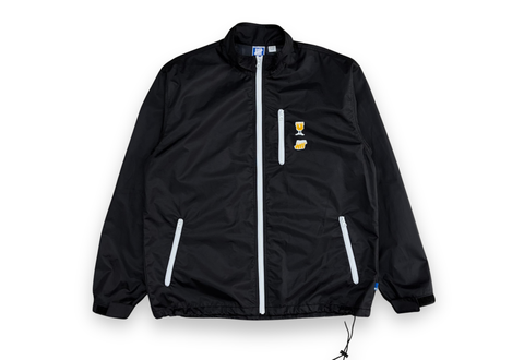  Undefeated Nylon Black Coaches Jacket 