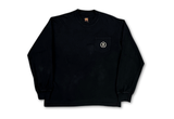  The Air Saigon® Merchandise Classic Logo Tiger Camo Black Long Sleeve Pocket Tee 
