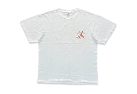  Vintage 90s Nike Air Jordan Jumpman 23 Tee White 