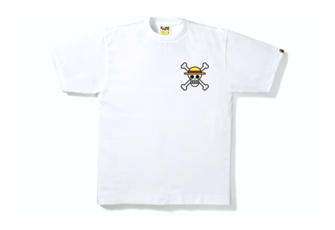  BAPE One Piecechopper X Milo White Tee 
