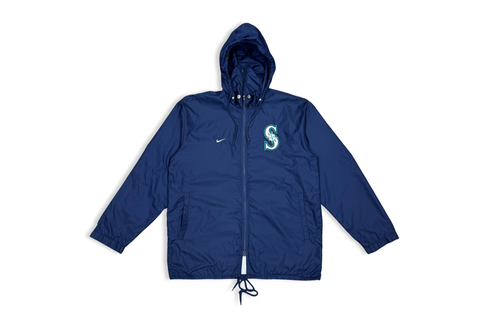  Vintage 00s Nike Seattle Mariners Sports Fan Navy Jacket 