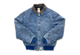  Vintage Carhartt J14 BLU Santa Fe Quilt Lined Blue Jacket 
