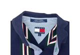  Vintage Tommy Hilfiger Embroidered Logo Multi-Stripe Polo 