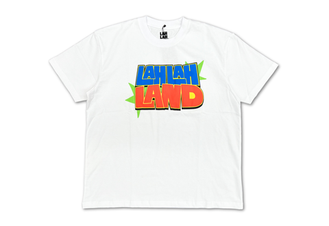  LahLahLand Color Script White Tee 