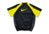  Nike Baseball V-neck Nylon Pullover Black Neon 