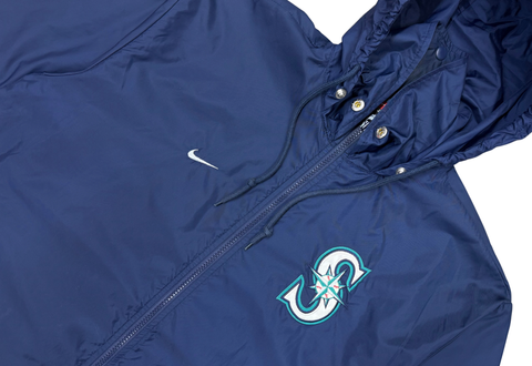  Vintage 00s Nike Seattle Mariners Sports Fan Navy Jacket 