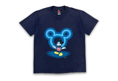  Vintage 90s Disney Mickey Mouse Neon Tee 