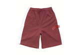  Stussy Stripe Jersey Short  Burgundy 