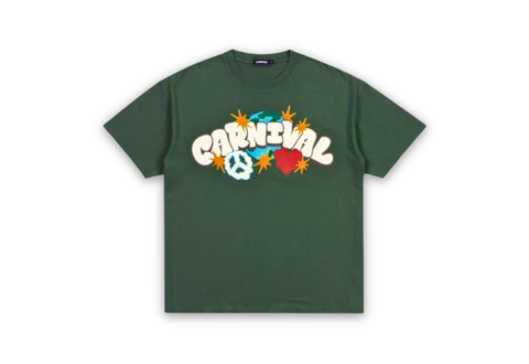  Carnival Plant OVS Washed Tee Green 