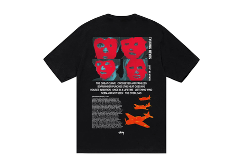  Stussy Talking Heads Remain In Light Tee Black 