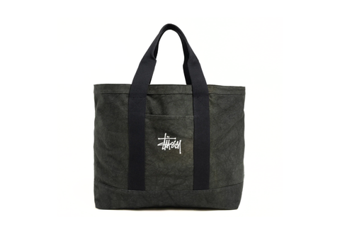  Stussy Canvas Extra Large Tote Washed Black 