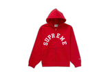  Supreme Champion Zip Up Hooded Sweatshirt Red 