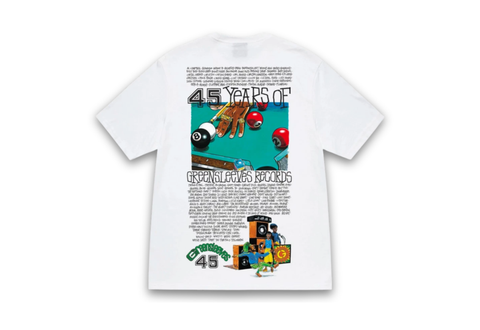  Stussy x Greensleeves Records 45 White Tee 