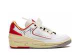  Air Jordan 2 Retro Low SP Off-White White Red 