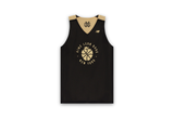  Aimé Leon Dore x New Balance Sonny Reversible Mesh Basketball Jersey Black / Gold 