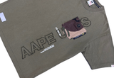 AAPE Washed Camo Pocket Tee Olive 