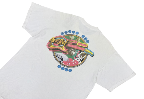  Vintage Hard Rock Cafe Las Vegas Music For Life White Tee 